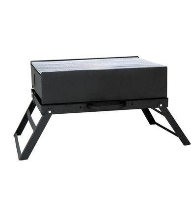 Foldable outdoor BBQ grill
