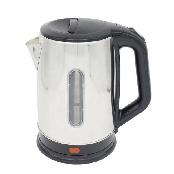 CHINCO CH-EK-S01 2.0L/1500W classic stainless steel electric kettle with water w