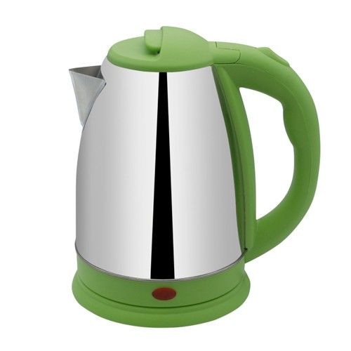 CHINCO 1.8L Stainless Steel Electric Tea Kettle with green handle